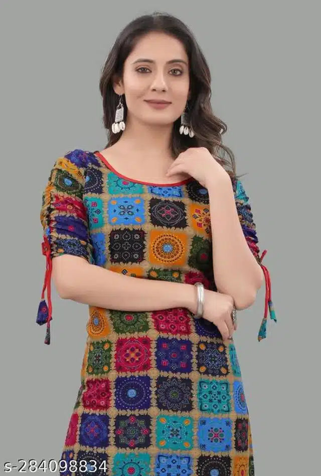 Women's Rayon Printed Kurti